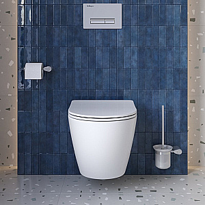 Унитаз подвесной BelBagno Sfera-Tor BB046CH-TOR/SC белый, безободковый, с крышкой микролифт, слив-торнадо купить в интернет-магазине Sanbest
