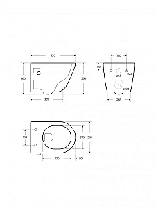 Унитаз подвесной BelBagno Marino BB7026CH-TOR-BS/SC белый, с функцией биде и смесителем, безободковый, с крышкой микролифт, слив-торнадо купить в интернет-магазине Sanbest