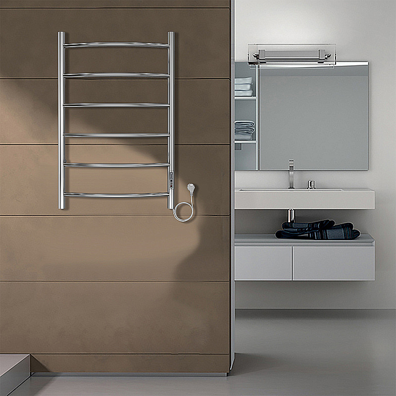 Полотенцесушитель электрический Azario VERONA П6 500х800 хром купить в интернет-магазине сантехники Sanbest