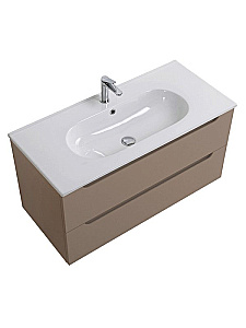 Тумба с раковиной BelBagno 100 ETNA-1000-2C-SO-CO+LOV-1000-LVB бежевая матовая для ванной в интернет-магазине Sanbest