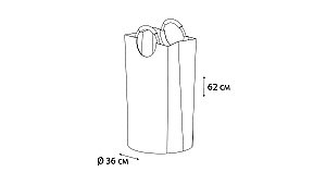 Корзина для белья FIXSEN LOFT STYLE FX-1011 купить в интернет-магазине сантехники Sanbest