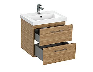 Мебель для ванной подвесная Cersanit LARA 50 орех для ванной в интернет-магазине Sanbest