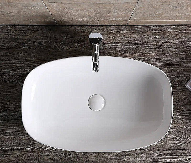 Раковина накладная CeruttiSpa 60 CR0063 белая купить в интернет-магазине Sanbest