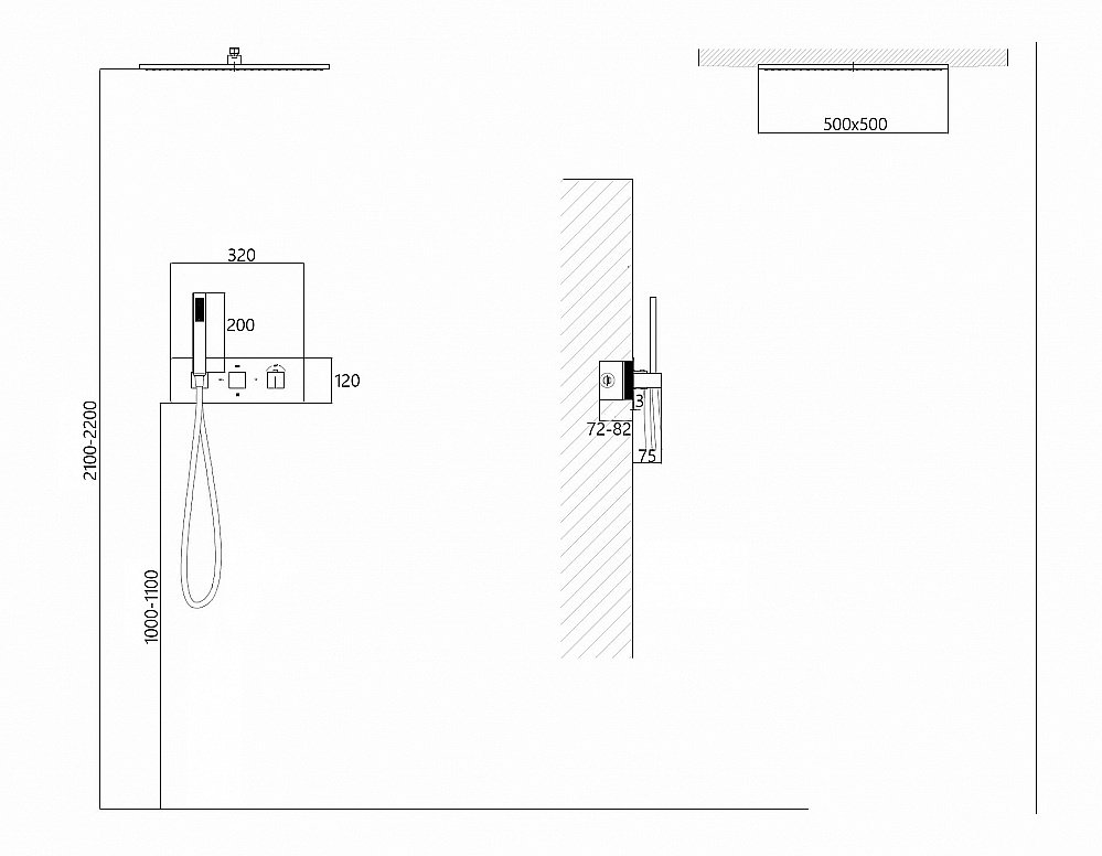 Душевая система ABBER Daheim AF8255W белая матовая купить в интернет-магазине сантехники Sanbest
