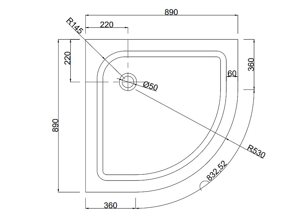 Душевой поддон Taliente PTA-09091 90х90 белый купить в интернет-магазине Sanbest