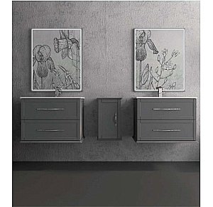 Тумба с раковиной Cezares TIFFANY 100 Grigio Nuvola для ванной в интернет-магазине Sanbest