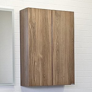 Шкаф подвесной Comforty Осло 00-00011150 60 дуб тёмно-коричневый для ванной в интернет-магазине сантехники Sanbest