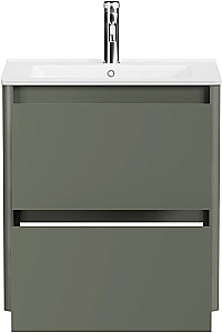 Тумба с раковиной Allen Brau Gravity 60 1.370008.CGM олива матовая для ванной в интернет-магазине Sanbest