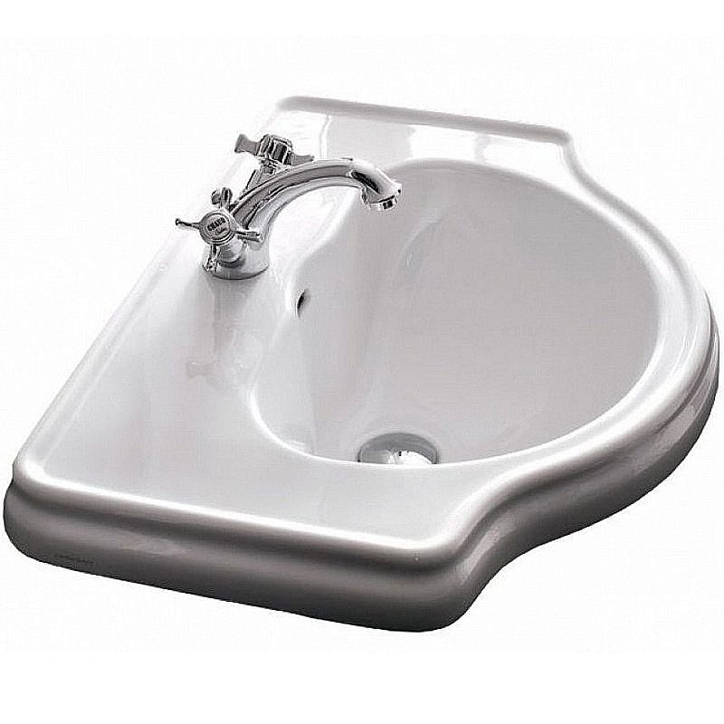 Раковина Kerasan Retro 62 103001*1 белая купить в интернет-магазине Sanbest