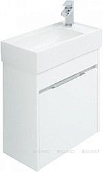 Тумба с раковиной Aquanet Лидс 239741 50 белый для ванной в интернет-магазине Sanbest