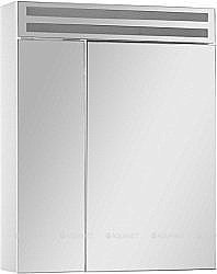 Зеркальный шкаф De Aqua Эколь 185083 60 белый купить в интернет-магазине сантехники Sanbest