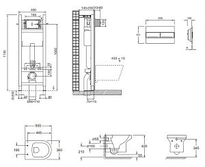 Унитаз подвесной Jacob Delafon ELITE E21755RU-00 купить в интернет-магазине Sanbest