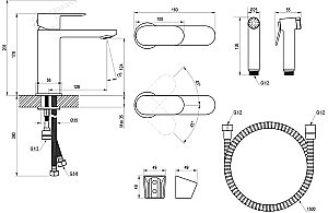 Смеситель для раковины Ravak Chrome II X070450 хром купить в интернет-магазине сантехники Sanbest