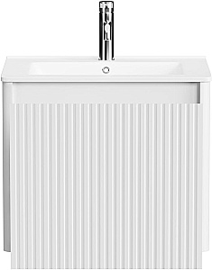 Тумба с раковиной Allen Brau Gravity 60 1.370016.WM белая матовая для ванной в интернет-магазине Sanbest