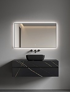 Зеркало Boheme 120 543-120-GM графит в ванную от интернет-магазине сантехники Sanbest