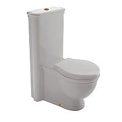 Унитаз напольный Globo Paestum PA025.BI бронза купить в интернет-магазине Sanbest