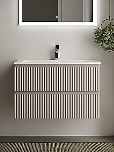 Тумба с раковиной Sancos SNOB R SNR80SM 80 Doha Soft для ванной в интернет-магазине Sanbest