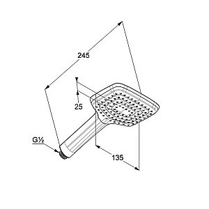 Душевая система Kludi Pure&Style 406300575 хром купить в интернет-магазине сантехники Sanbest