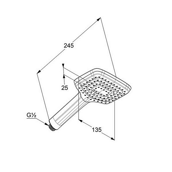 Душевая система Kludi Pure&Style 406300575 хром купить в интернет-магазине сантехники Sanbest