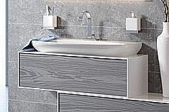 Тумба под раковину Aqwella Genesis 100 миллениум серый купить в интернет-магазине сантехники Sanbest