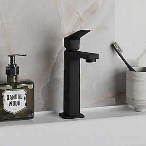 Смеситель для раковины PAINI Bari RTYO205 черный купить в интернет-магазине сантехники Sanbest