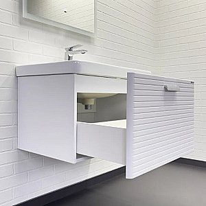 Тумба с раковиной Comforty Танжер 70 00-00019565 белая матовая для ванной в интернет-магазине Sanbest