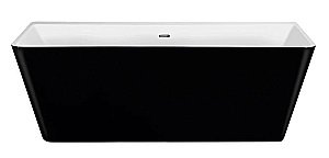 Ванна акриловая Lagard Vela lgd-vla-ba 168х80 белая,черная купить в интернет-магазине Sanbest