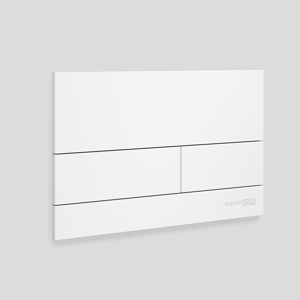 Кнопка для инсталяции WasserKraft WM04 белая матовая купить в интернет-магазине сантехники Sanbest