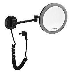 Зеркало косметическое WasserKRAFT K-1004BLACK купить в интернет-магазине сантехники Sanbest