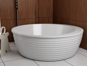 Акриловая ванна Vayer Boomerang D1600 с панелью купить в интернет-магазине Sanbest
