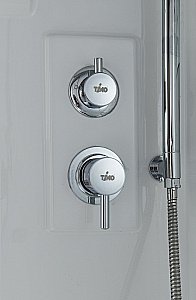 Душевая кабина Timo Standart T-5590 Г/М 90x90 стекло матовое/профиль хром купить в интернет-магазине Sanbest