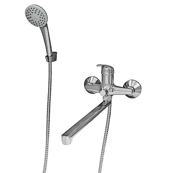 Смеситель для ванны Rush Vrangel VR7114-51 хром купить в интернет-магазине сантехники Sanbest
