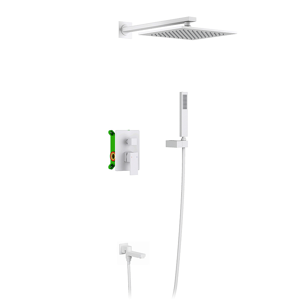 Душевая система встроенная Timo Selene SX-3069/16SM белый матовый купить в интернет-магазине сантехники Sanbest