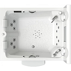 Минибассейн Радомир  Римини Gold 1-30-0-0-4-047С 190х150 Серый мрамор купить в интернет-магазине Sanbest