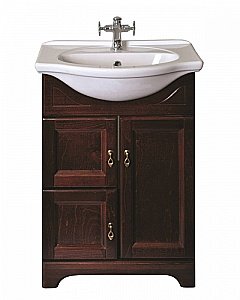 Тумба с раковиной Orange Классик F7-60TU1+Ra орех антикварный для ванной в интернет-магазине Sanbest