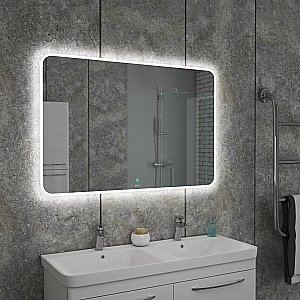 Зеркало с LED подсветкой Owl 1975 Skansen 120 в ванную от интернет-магазине сантехники Sanbest