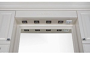 Зеркало со шкафом Aquanet Кастильо 160 слоновая кость в ванную от интернет-магазине сантехники Sanbest