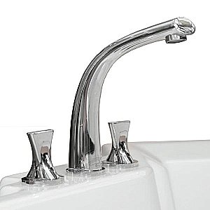 Смеситель для ванны Радомир Фламинго хром купить в интернет-магазине сантехники Sanbest