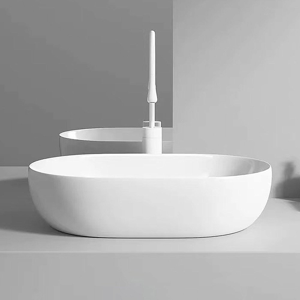 Раковина накладная RGW GS-82 80121082-01 белая купить в интернет-магазине Sanbest