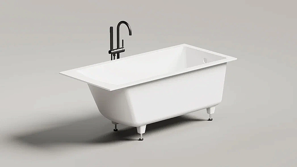 Ванна Salini CASCATA S-sense 104413G 170x70 белая купить в интернет-магазине Sanbest
