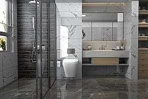 Унитаз подвесной Abber Rechteck AC1201-AC0105-AC0120RG белый, безободковый, с инсталляцией, с крышкой микролифт, с кнопкой золото розовое купить в интернет-магазине Sanbest