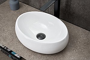 Раковина накладная Gid Lago 40 N9030ds 51235 белая купить в интернет-магазине Sanbest