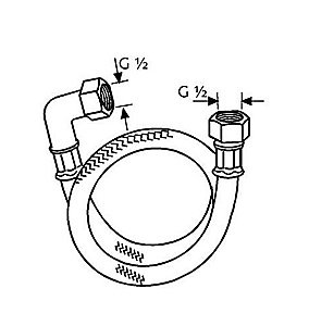 Шланг высокого давления Kludi Nirosta 6115000-00 хром купить в интернет-магазине сантехники Sanbest