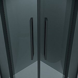 Душевой уголок Grossman Cosmo 301.K33.02.8080.21.10 80x80 стекло тонированное/профиль черный матовый купить в интернет-магазине Sanbest