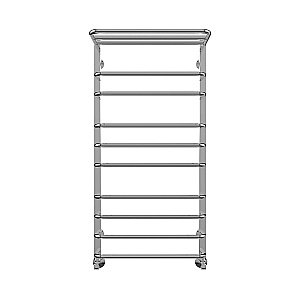 Полотенцесушитель водяной Terminus Арктур П10 500x1031 с полкой купить в интернет-магазине сантехники Sanbest