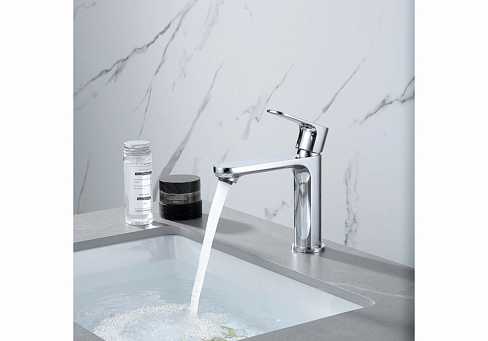 Смеситель для раковины Aquatek Альфа AQ1910CR хром купить в интернет-магазине сантехники Sanbest