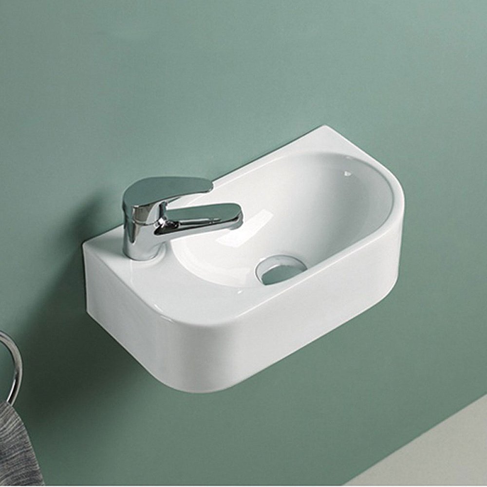 Раковина подвесная Vincea 40 VBS-506 белая купить в интернет-магазине Sanbest