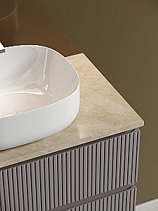 Тумба с раковиной Sancos SNOB T 80 со столешницей, Doha Soft для ванной в интернет-магазине Sanbest