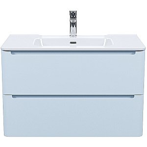 Тумба с раковиной Iddis Edifice 80 EDI80B0i95K голубая для ванной в интернет-магазине Sanbest