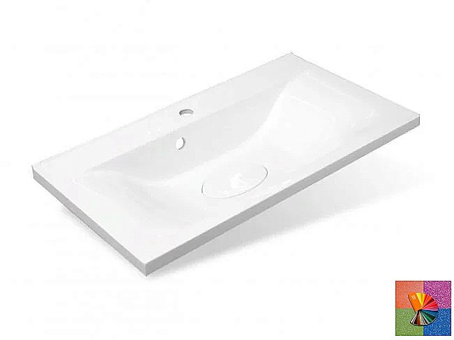 Раковина Эстет Бали 100 цвет по RAL c блестками купить в интернет-магазине Sanbest